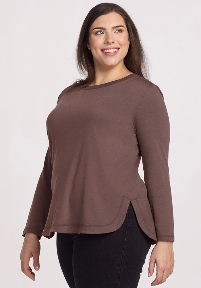 Hazel Tunic - Peppercorn