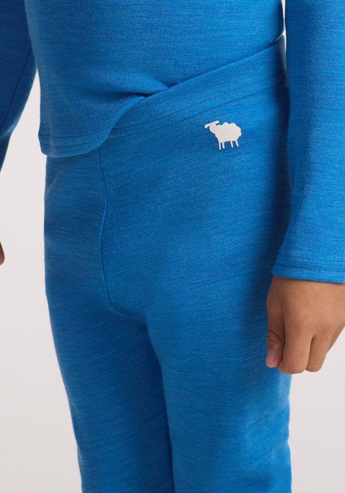 Kids Explorer Base Layer Bottoms - Blue Razz