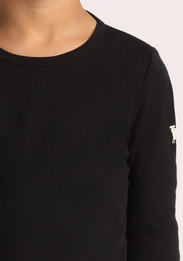 Kids Explorer Base Layer Top - Black