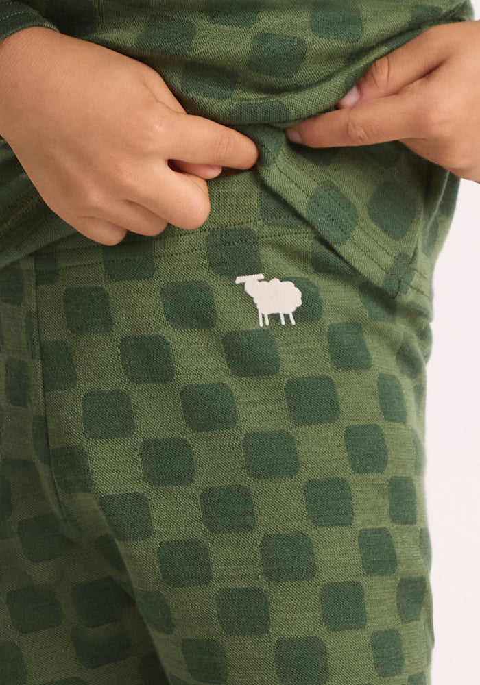 Kids Explorer Base Layer Bottoms - Frog Hop