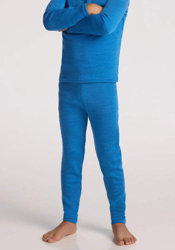 Kids Explorer Base Layer Bottoms - Blue Razz