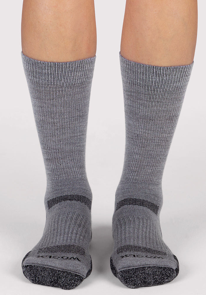 Womens Harbor Crew Sock - Grey