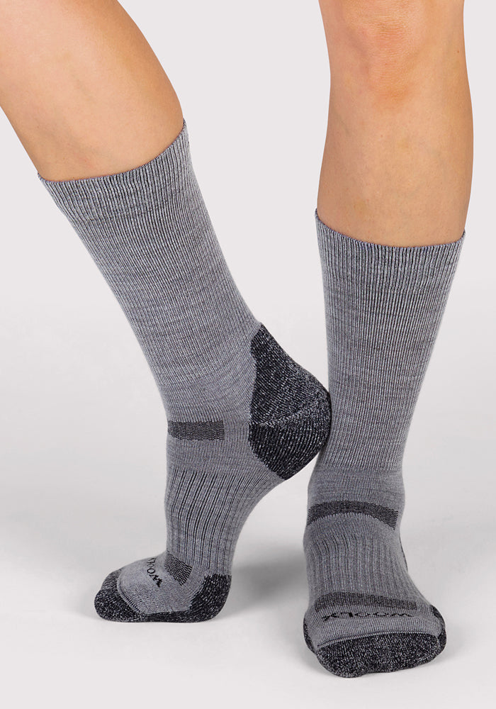 Womens Harbor Crew Sock - Grey