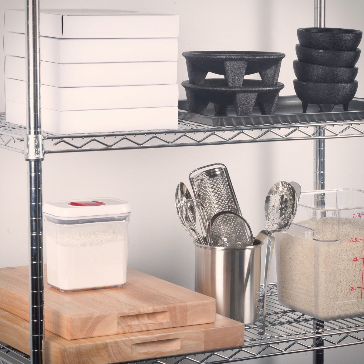 VC-27P - Wire Shelf Post, Chrome Plated, 27", NSF