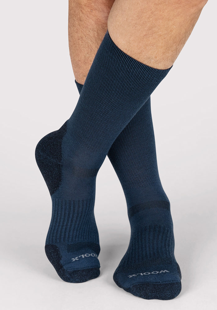 Mens Harbor Crew Sock - Majolica Blue