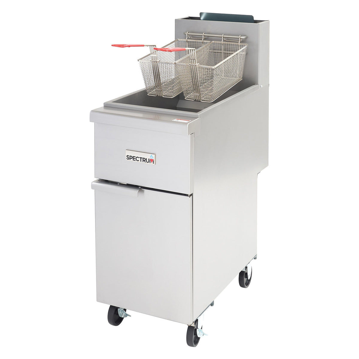 NGGF-40-NG - Spectrum Gas Deep Fryer, 40lb, 3-Tube, Natural Gas