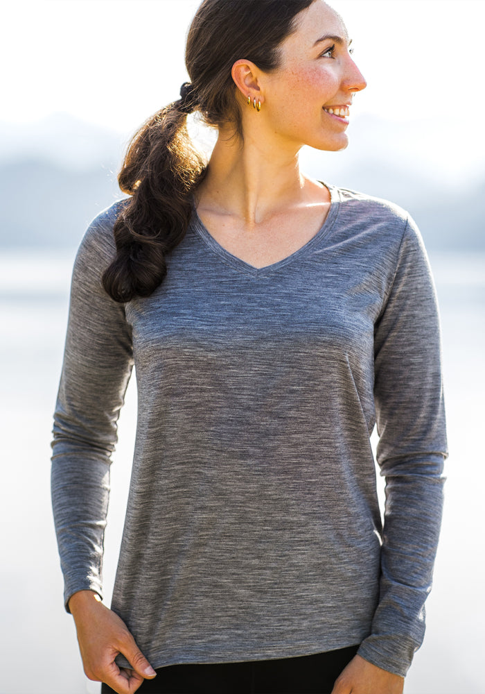Millie Long Sleeve - Graphite Heather