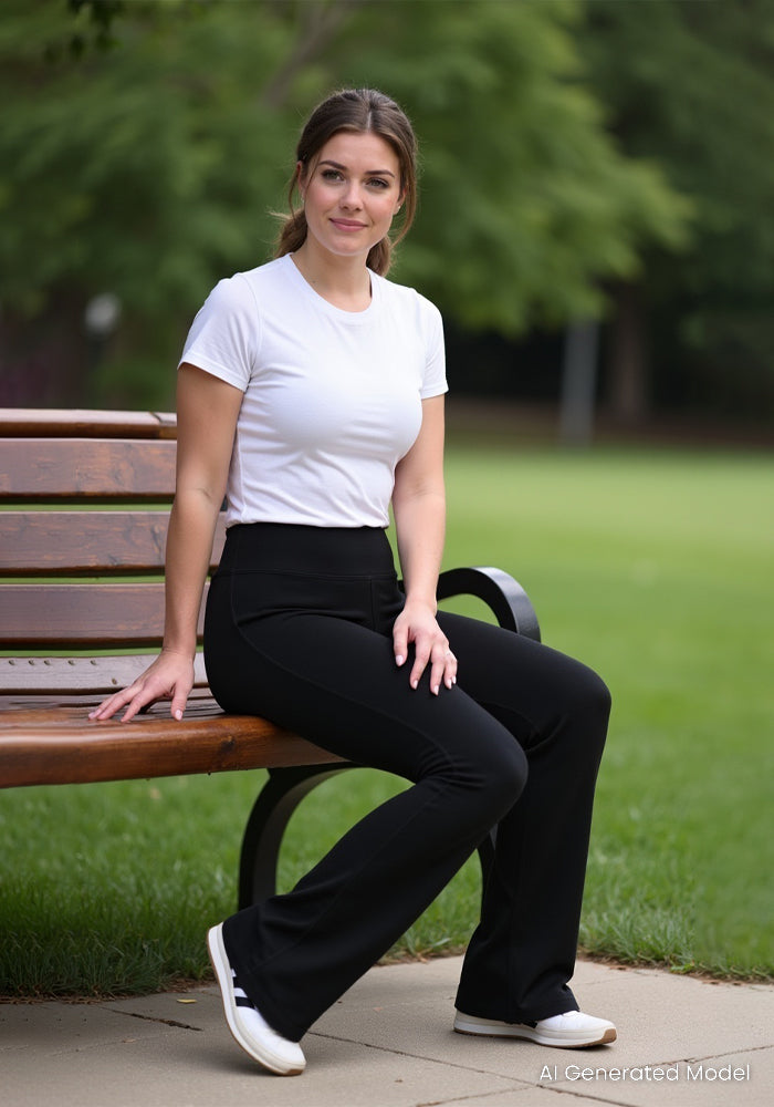 Morgan Flare Pants - Black