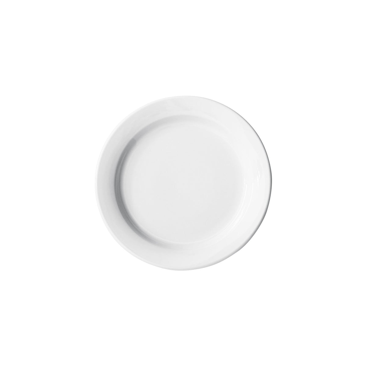 BPR-55NR - Porcelain Narrow Rim Plate Porcelain - White (36 Pieces/Case)