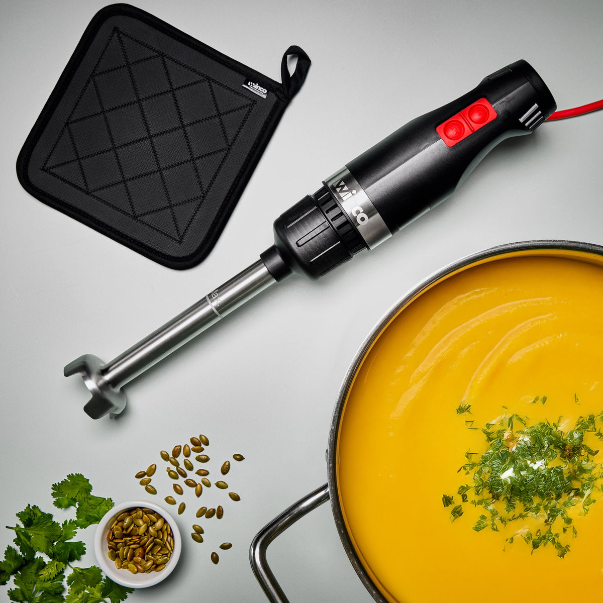 WIB-17508 - Winco ProFusion Immersion Blender with 8" Shaft