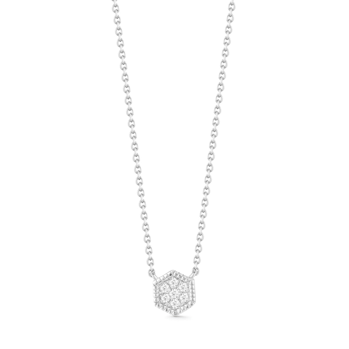 Jennifer Yamina Mini Hexagon Necklace