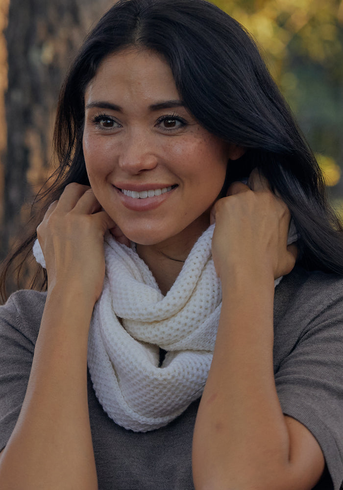 Noelle Infinity Scarf - Buttercream