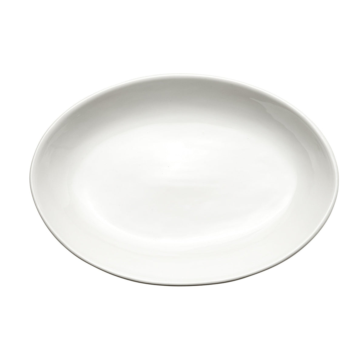 SPO-19 - Porcelain Deep Oval Specialty Platter, 19"L x 13-3/4"W x 2-1/4"H - White (4 Pieces/Case)