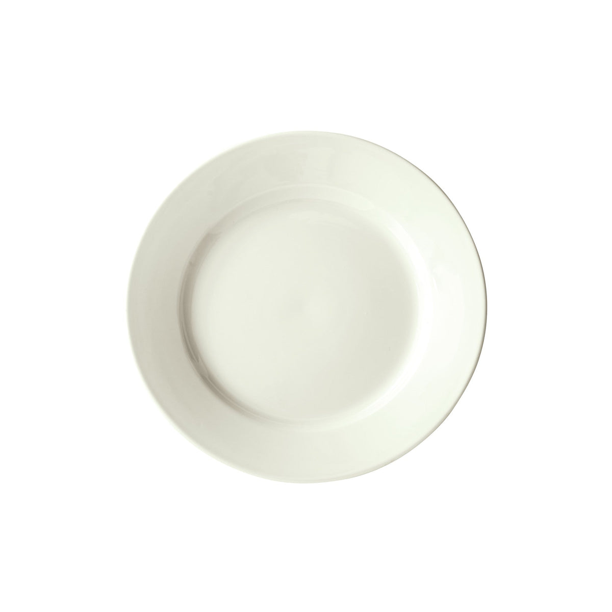 BPR-975RE-AW - Porcelain Rolled Edge Plate, Porcelain - American White (24 Pieces/Case)