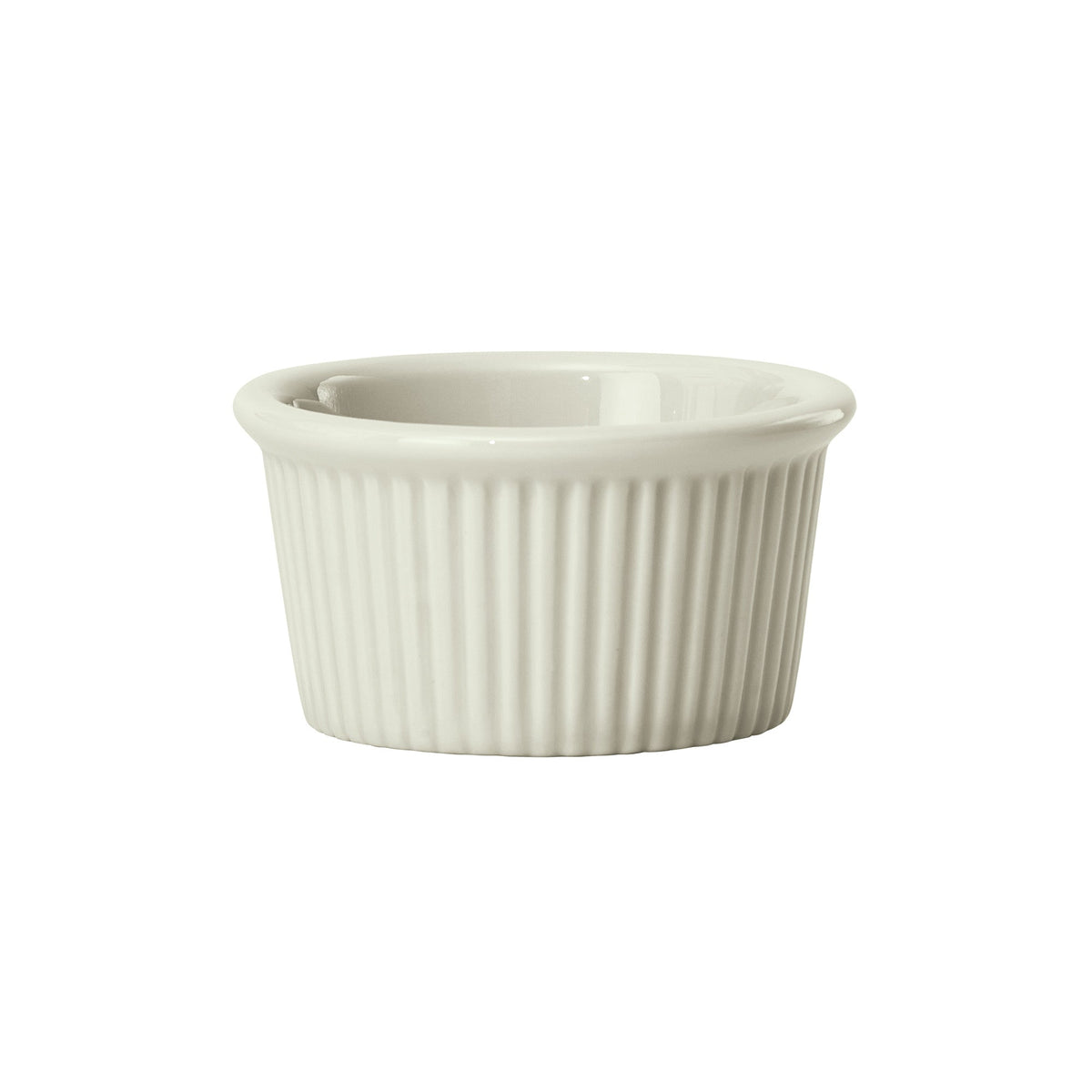 FRR-275-AW - Porcelain Fluted Ramekin, 2-3/4 oz - American White (48 Pieces/Case)