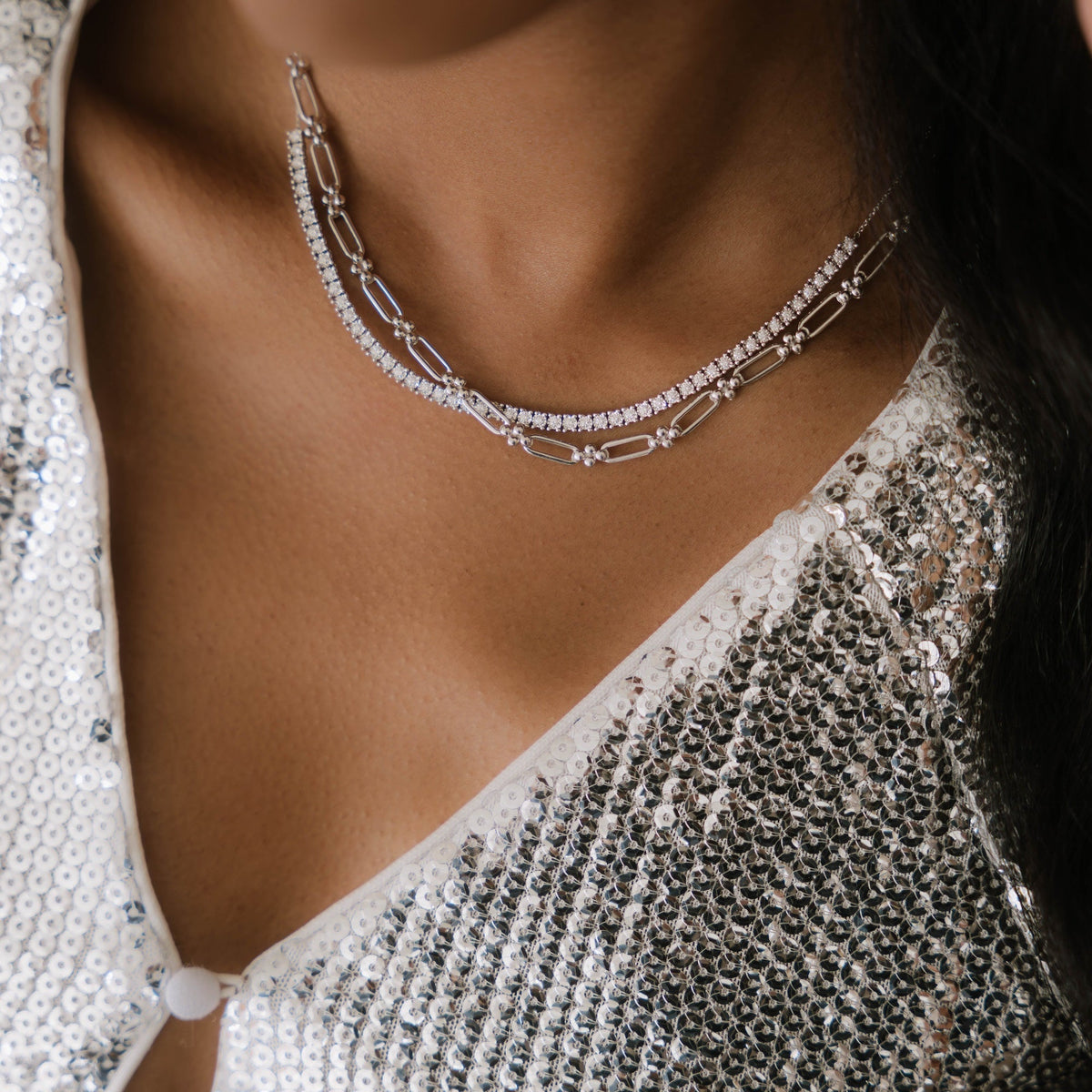 Poppy Rae Link Station Necklace