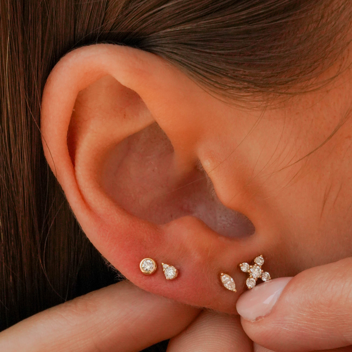 Sophia Ryan Single Petite Teardrop Stud