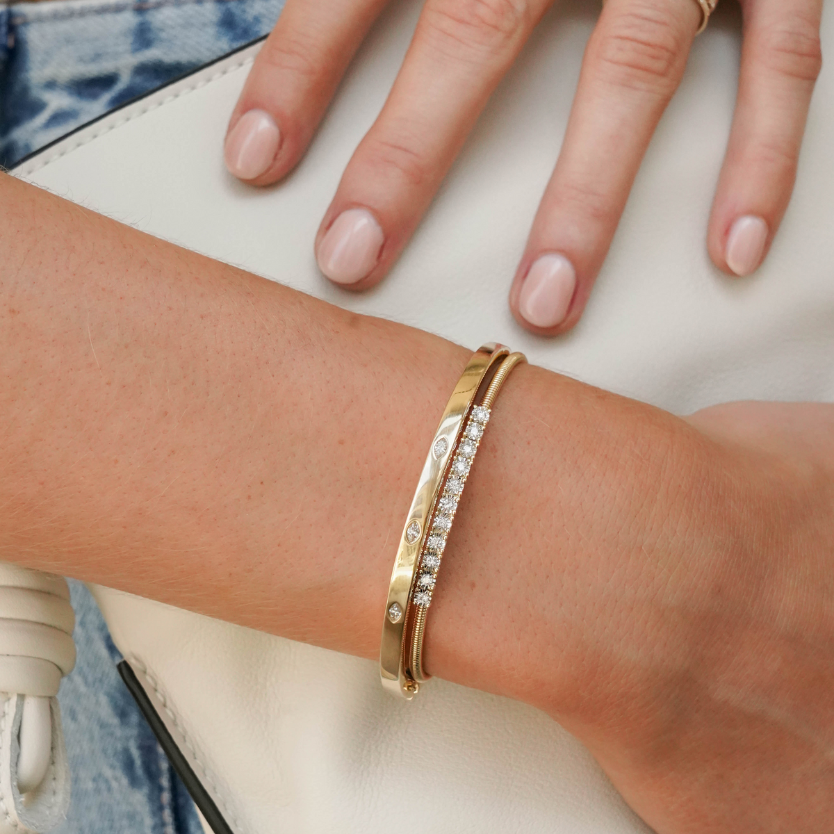 Alexa Jordyn Inlay Marquise Bracelet