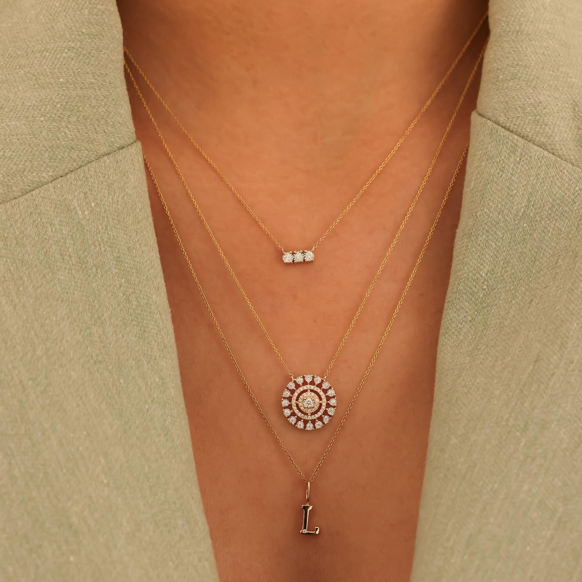 Ava Bea Bar Necklace