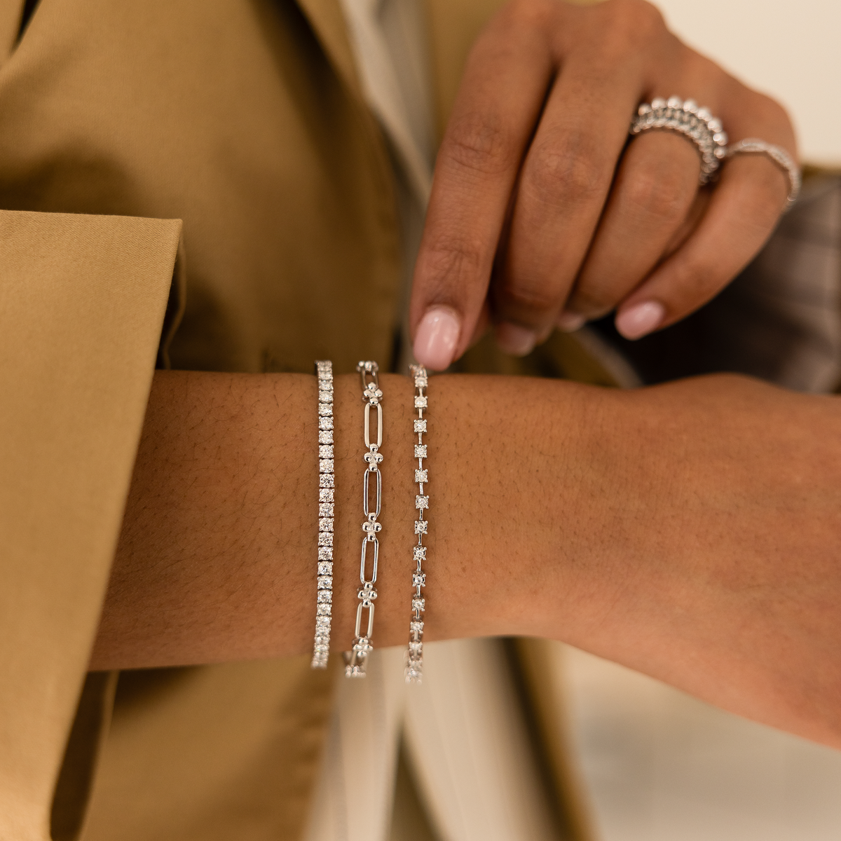 DRD 5.00 Ct. Total Weight Tennis Bracelet