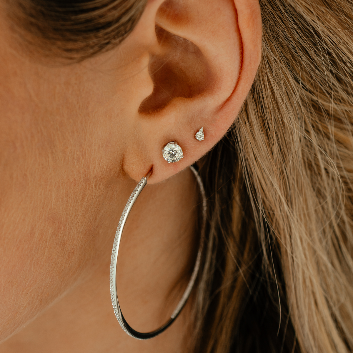 Sophia Ryan Single Petite Teardrop Stud