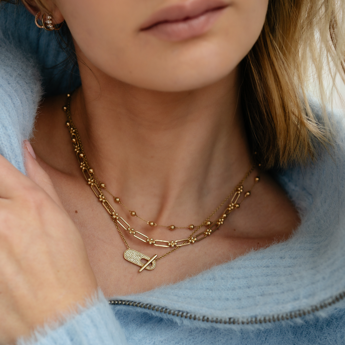 Poppy Rae Link Station Necklace