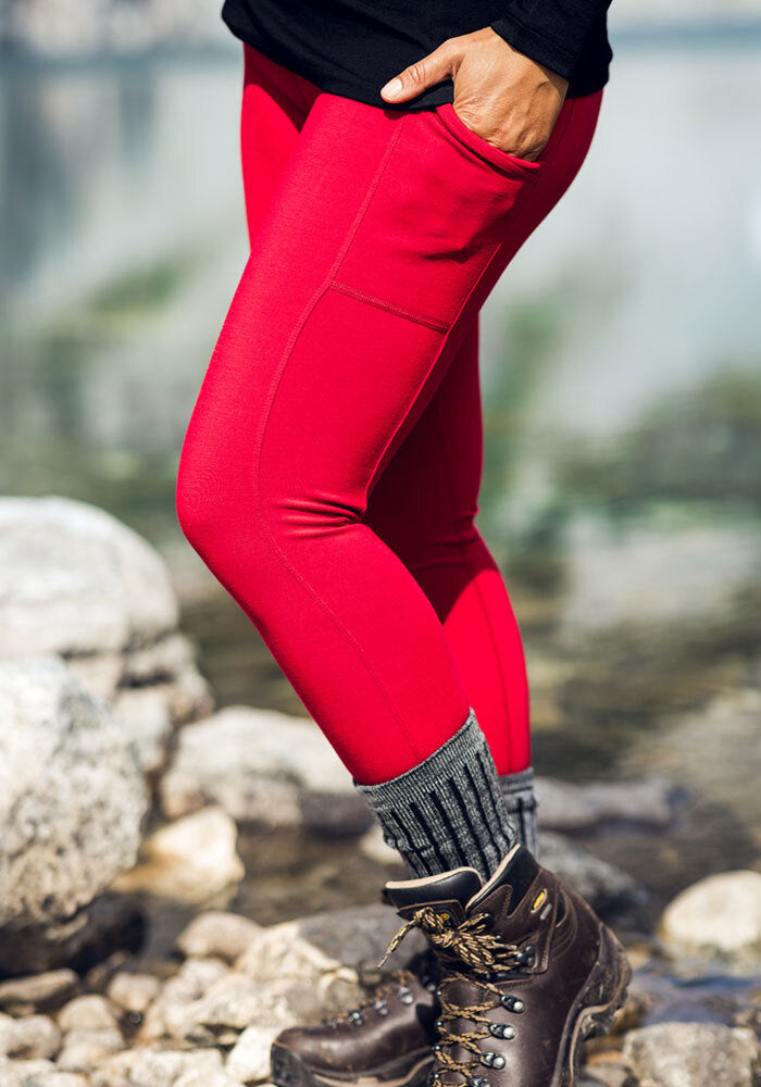 Piper Pocket Leggings - Maraschino Cherry
