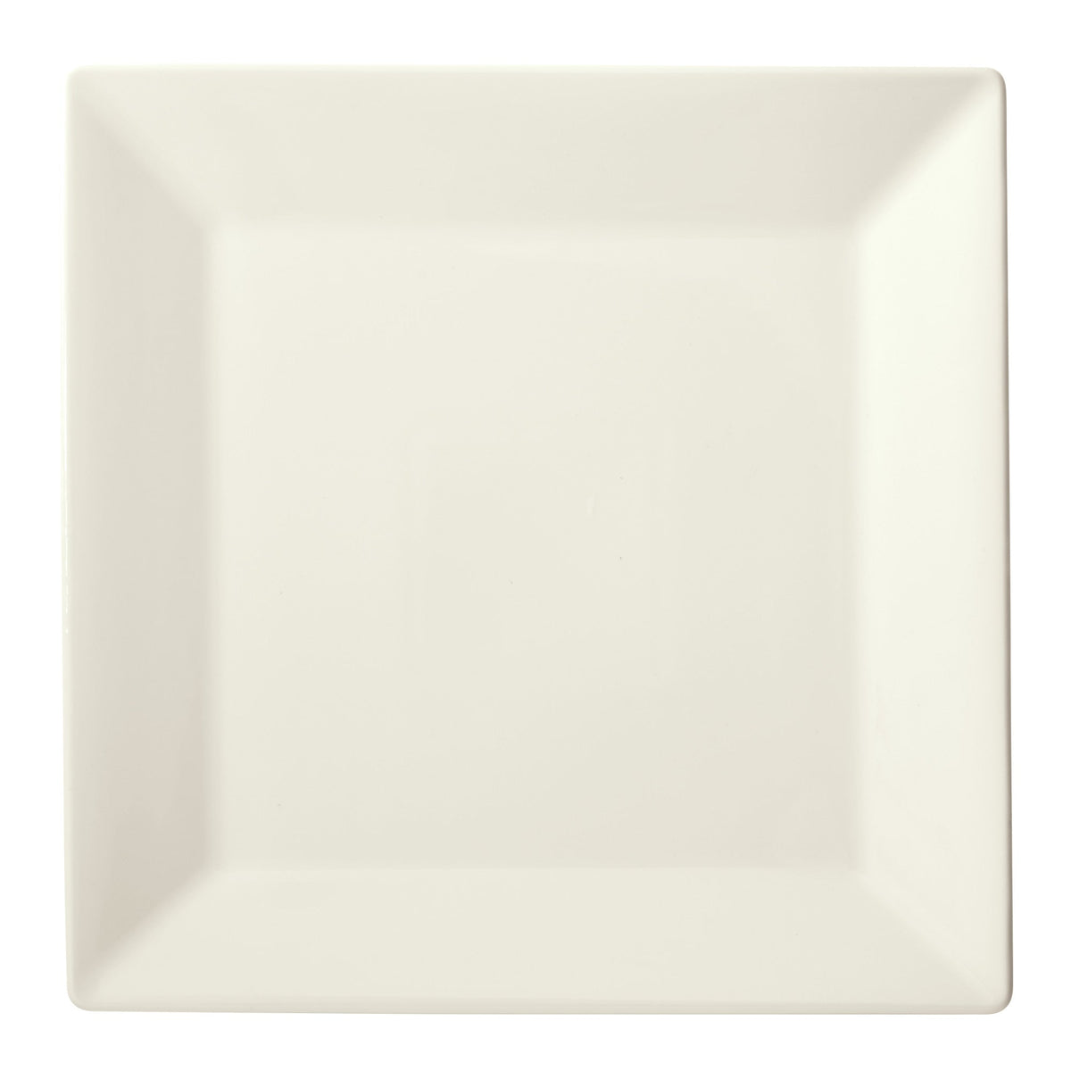 RPS-12-AW - Royalsquare Porcelain Square Plate, 12"L x 12"W x 1"H - American White (12 Pieces/Case)