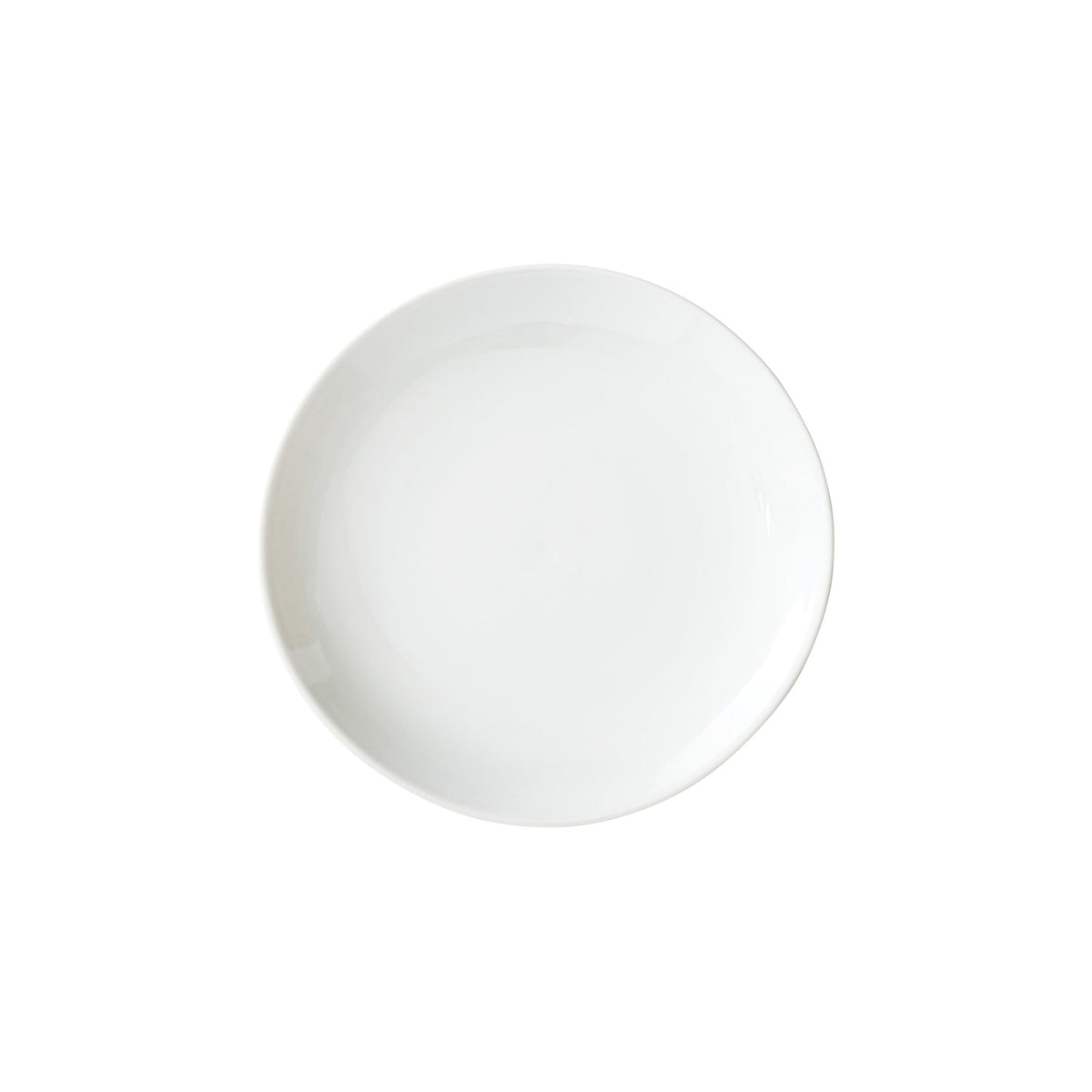 OKP-9 - Brechia Porcelain Coupe Plate 9" dia - White (24 Pieces/Case)