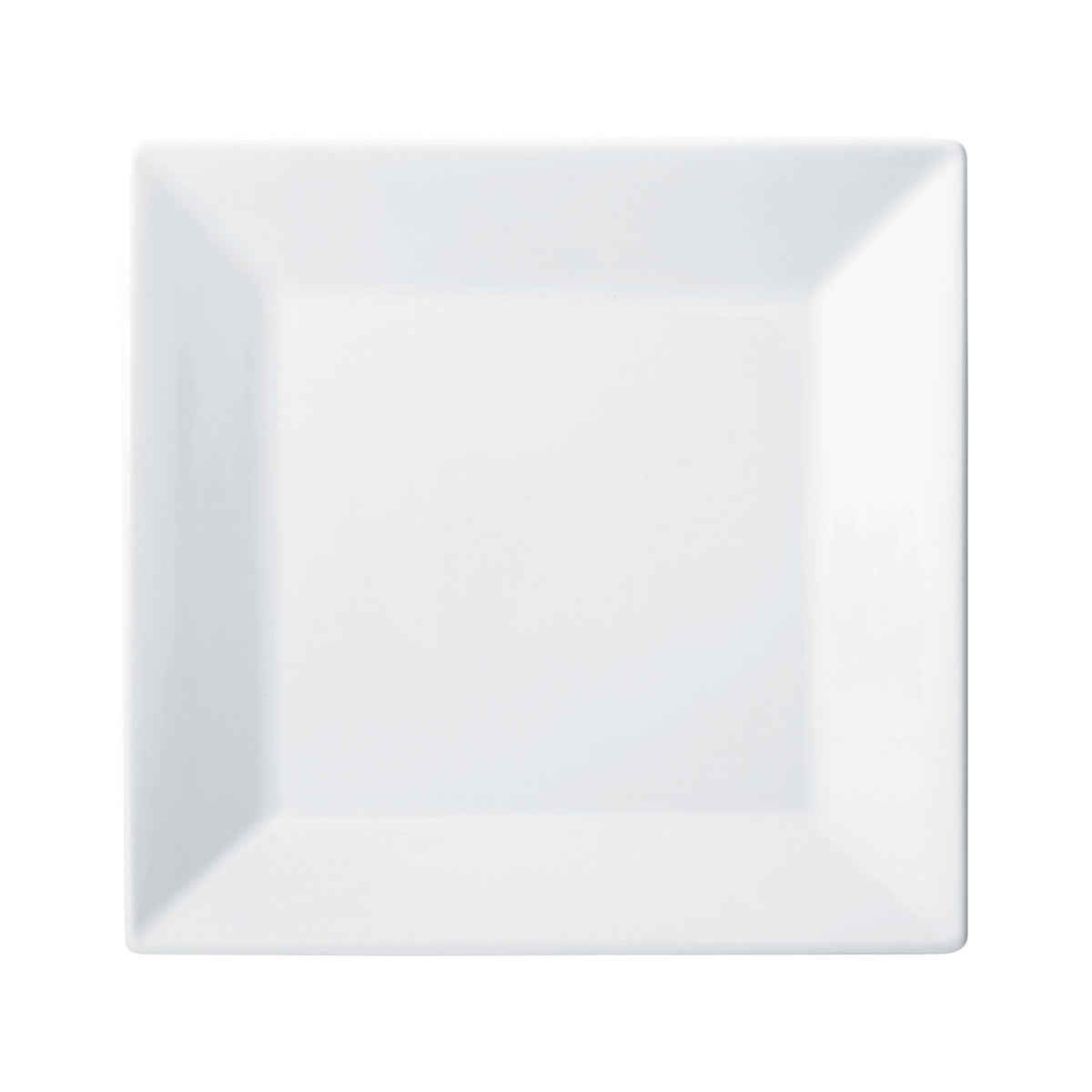 RPS-10 - Royalsquare Porcelain Square Plate, 10"L x 10"W x 1"H - White (12 Pieces/Case)