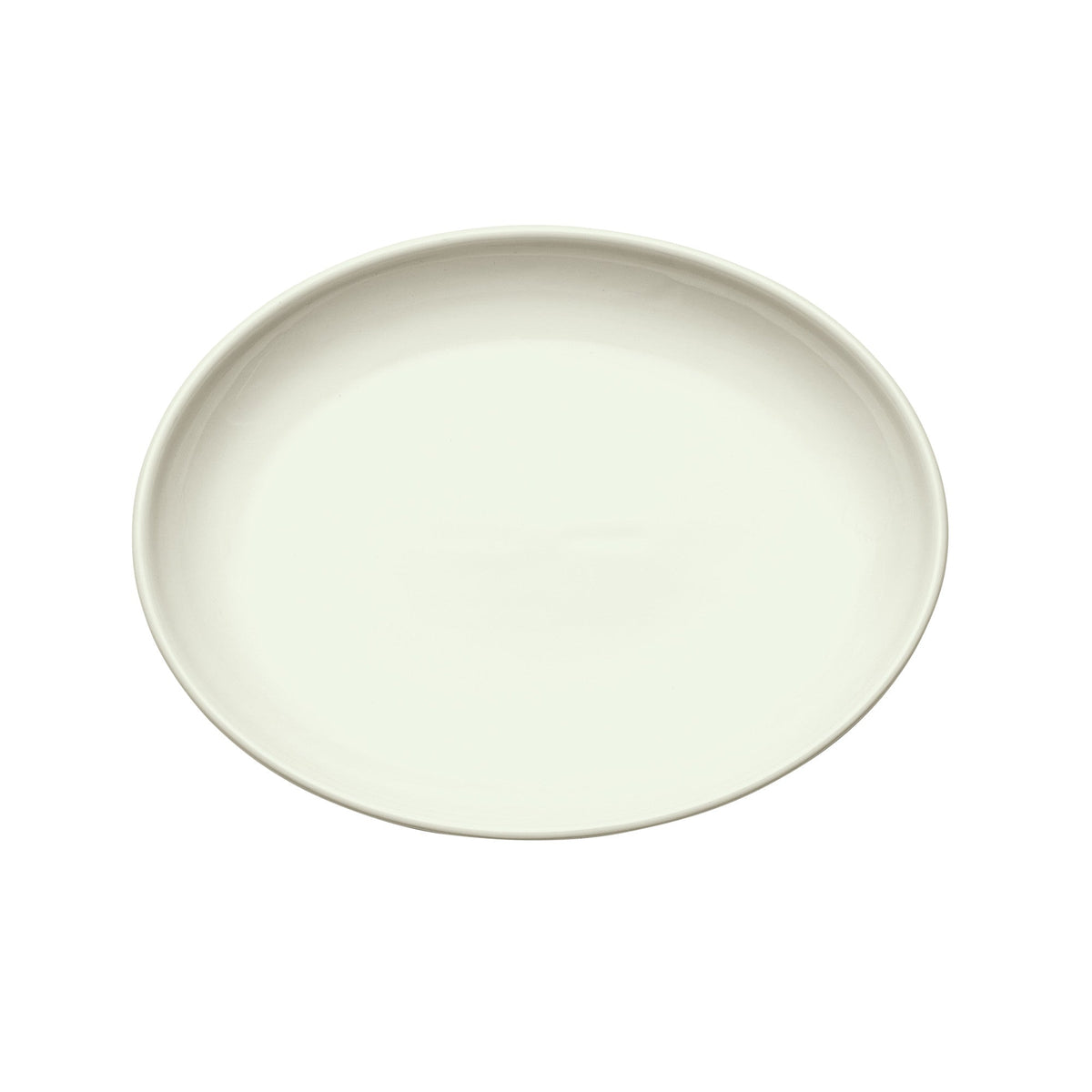 OKP-95PL-AW - Brechia Porcelain Coupe Oval Platter, 9-1/2"L x 7-1/4"W x 1-1/4"H (24 Pieces/Case)