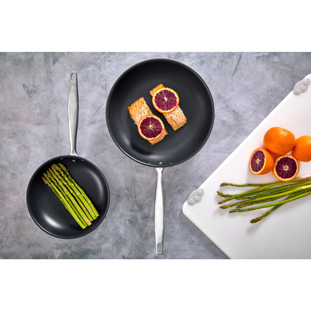 TGFP-7PR - TRI-GEN, 7" Fry Pan, Pro-Release Non-Stick, Tri-ply, Induction Ready, 18/8 SS, NSF, PFAS-Free