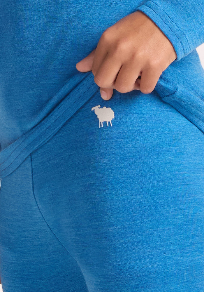 Kids Explorer Base Layer Bottoms - Blue Razz