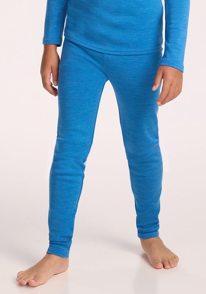 Kids Explorer Base Layer Bottoms - Blue Razz