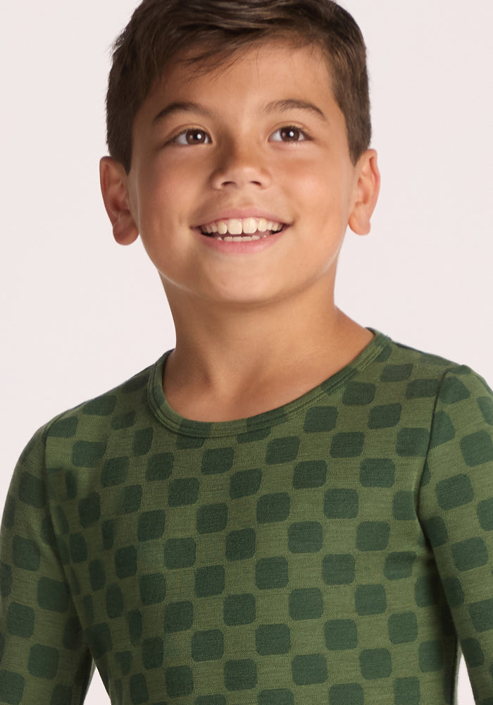 Kids Explorer Base Layer Top - Frog Hop