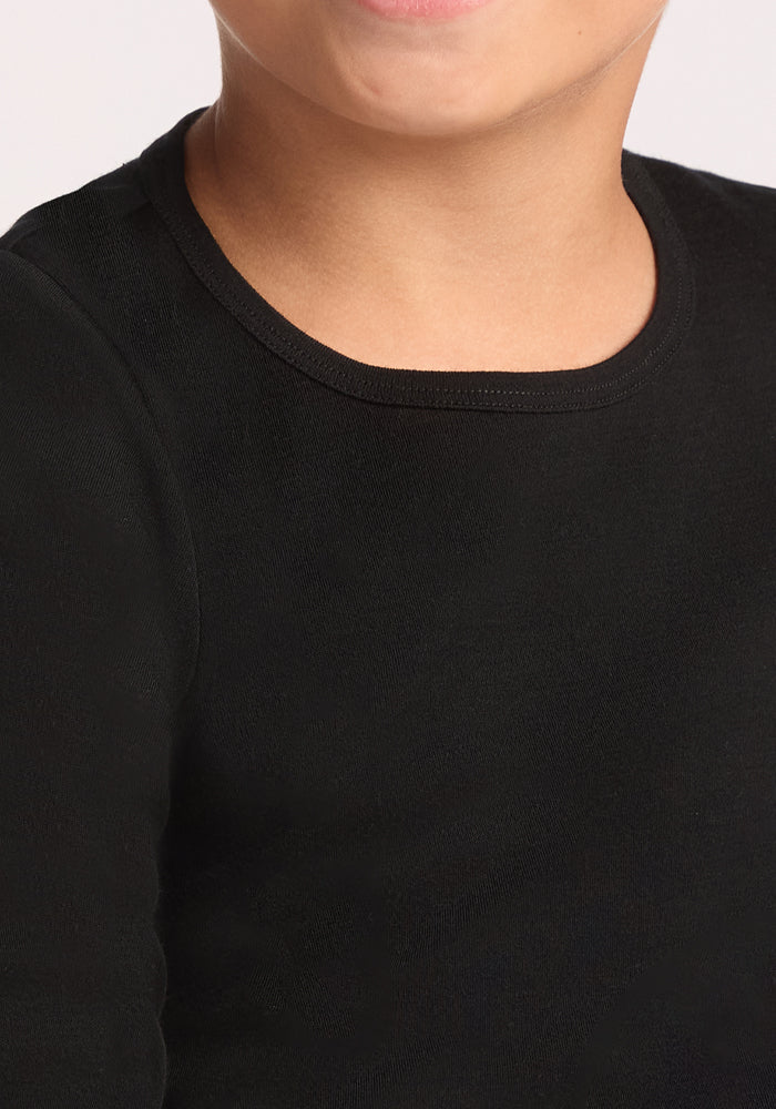 Kids Explorer Base Layer Top - Black
