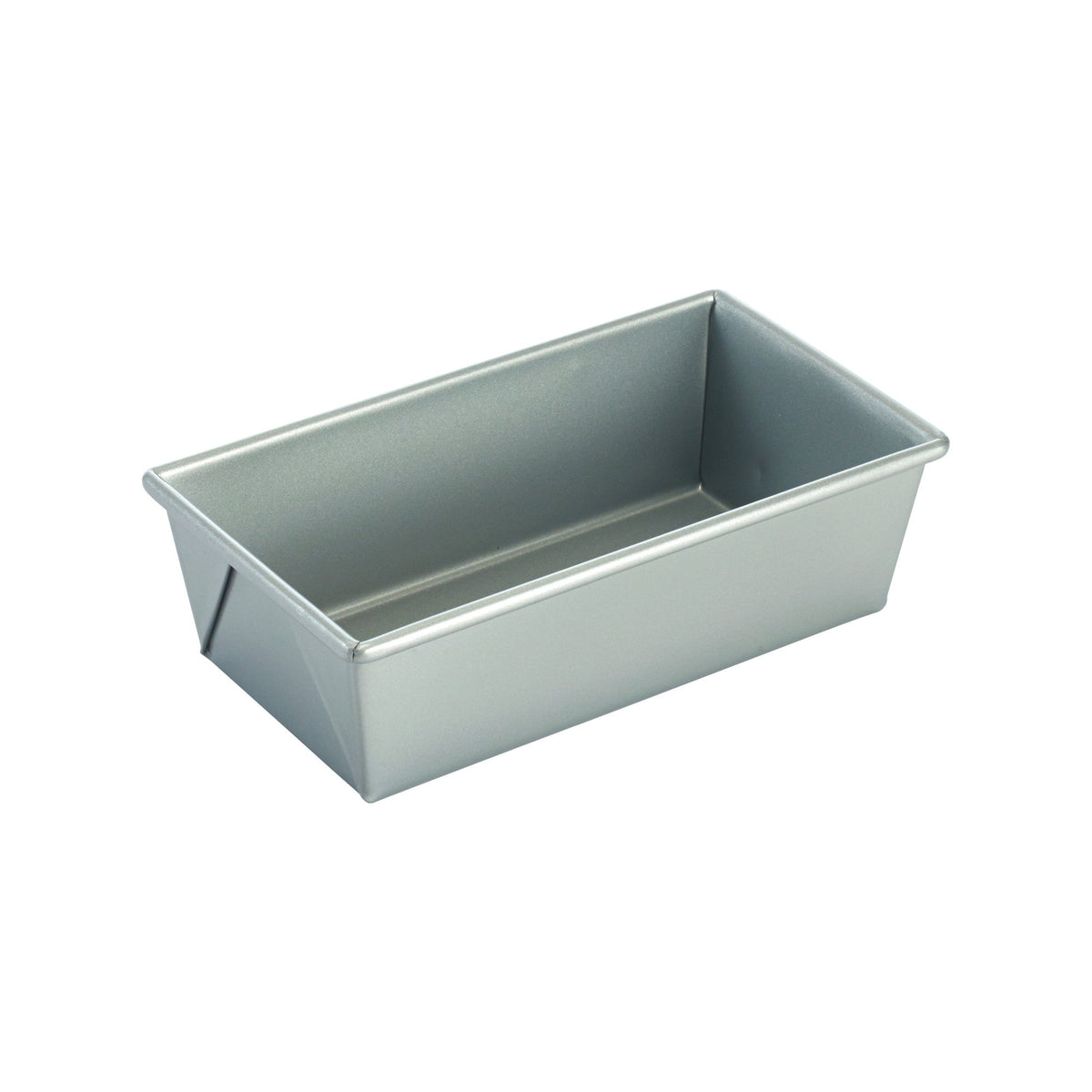 HLP-84 - Aluminized Steel Loaf Pans with Silicone Glaze - 1 lb, 8-1/2" x 4-1/2" x 2-3/4"