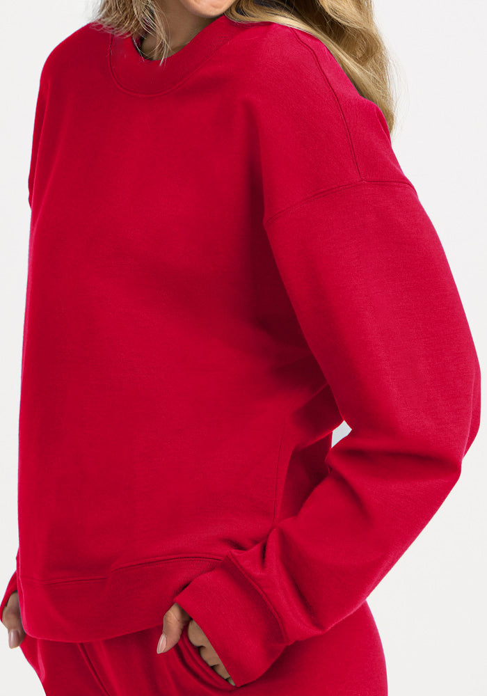 Molly Crewneck - Maraschino Cherry