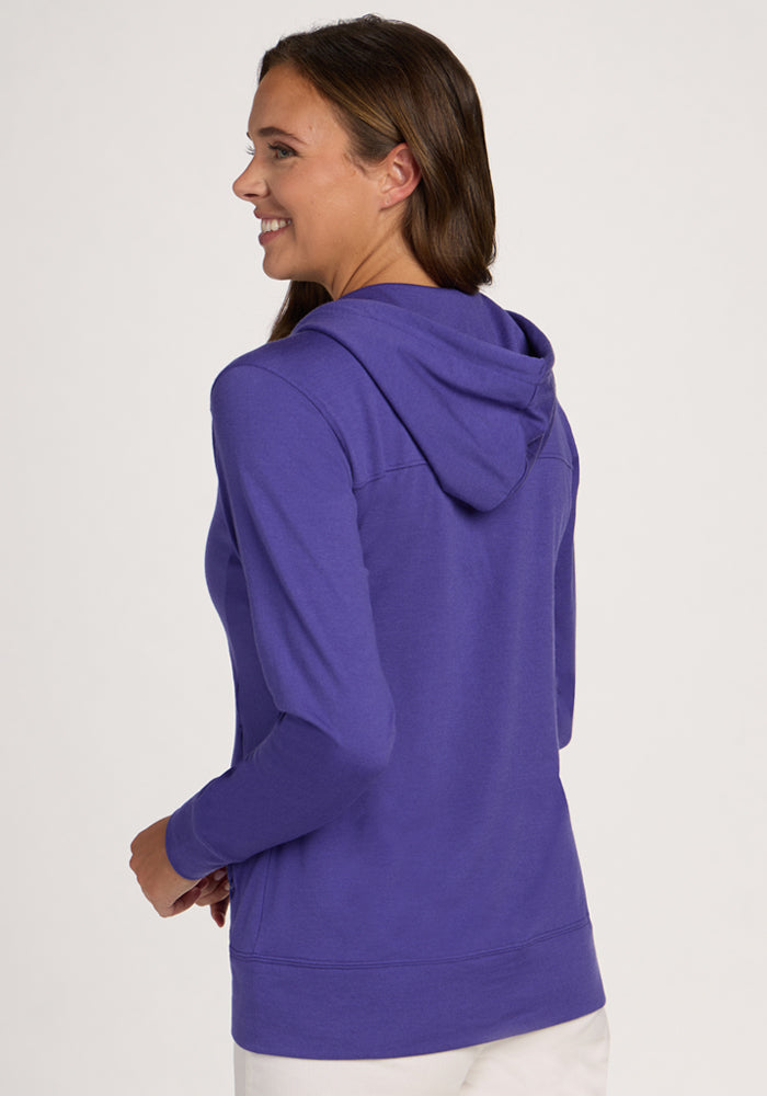 Ryann Hoodie - Berry Indigo
