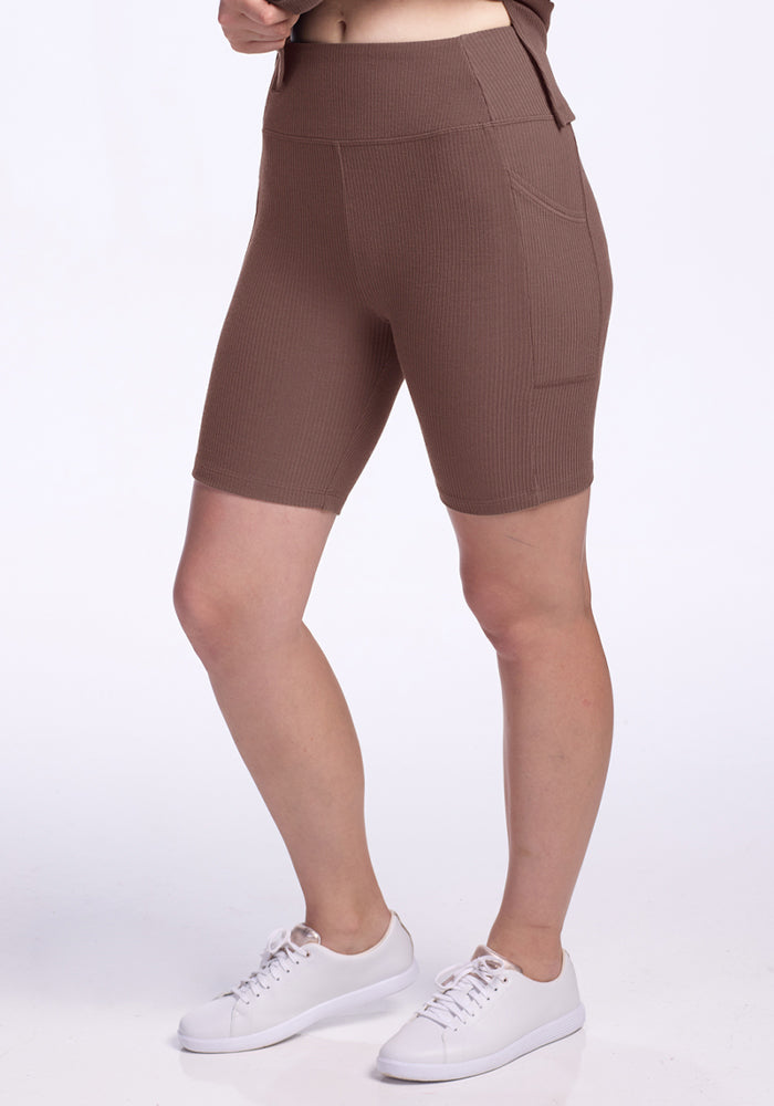 Miley Bike Shorts - Peppercorn