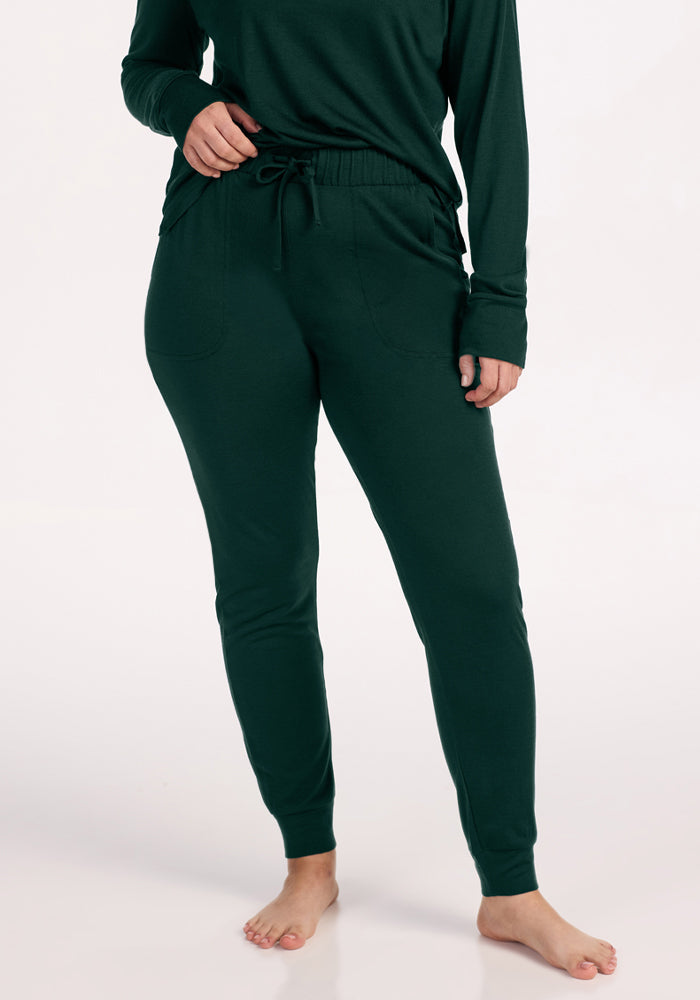 Mary Kate Lounge Pants - Deep Pine