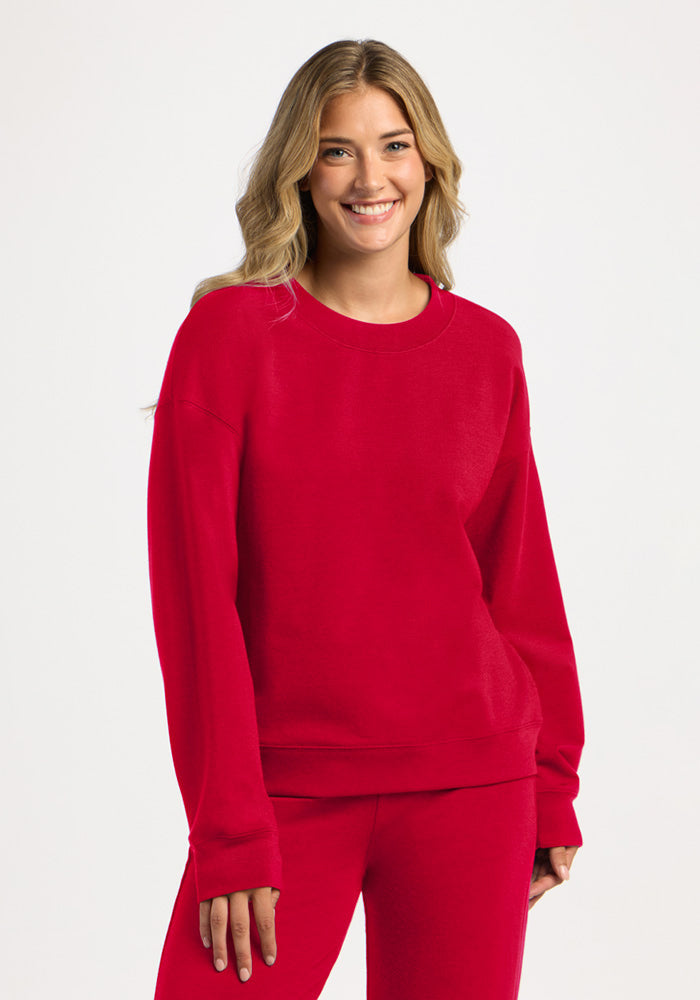 Molly Crewneck - Maraschino Cherry