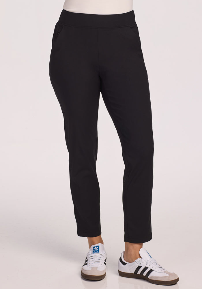 Nicole Petite Ankle Pant - Black