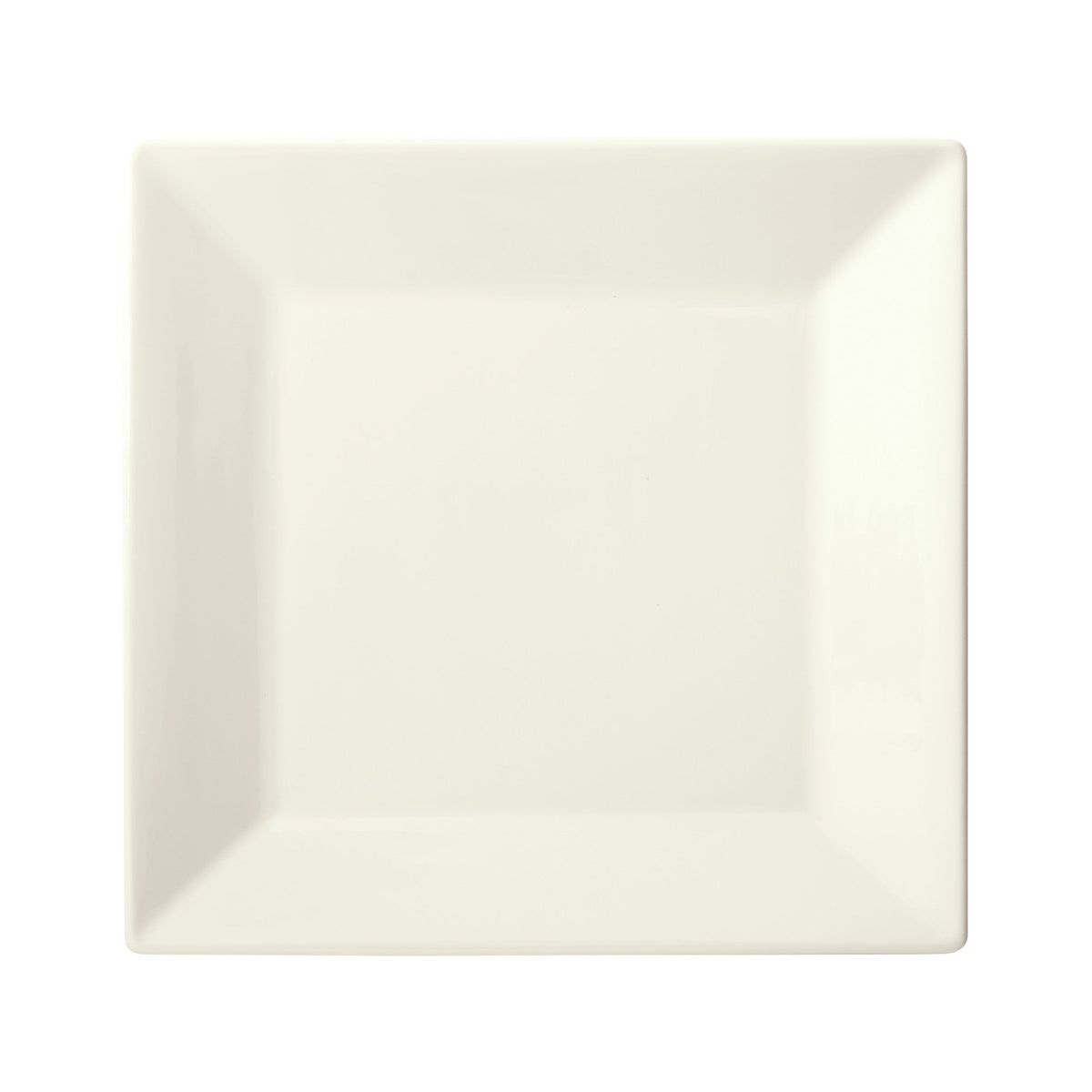 RPS-925-AW - Royalsquare Porcelain Square Plate, 9-1/4"L x 9-1/4"W x 3/4"H - American White (24 Pieces/Case)