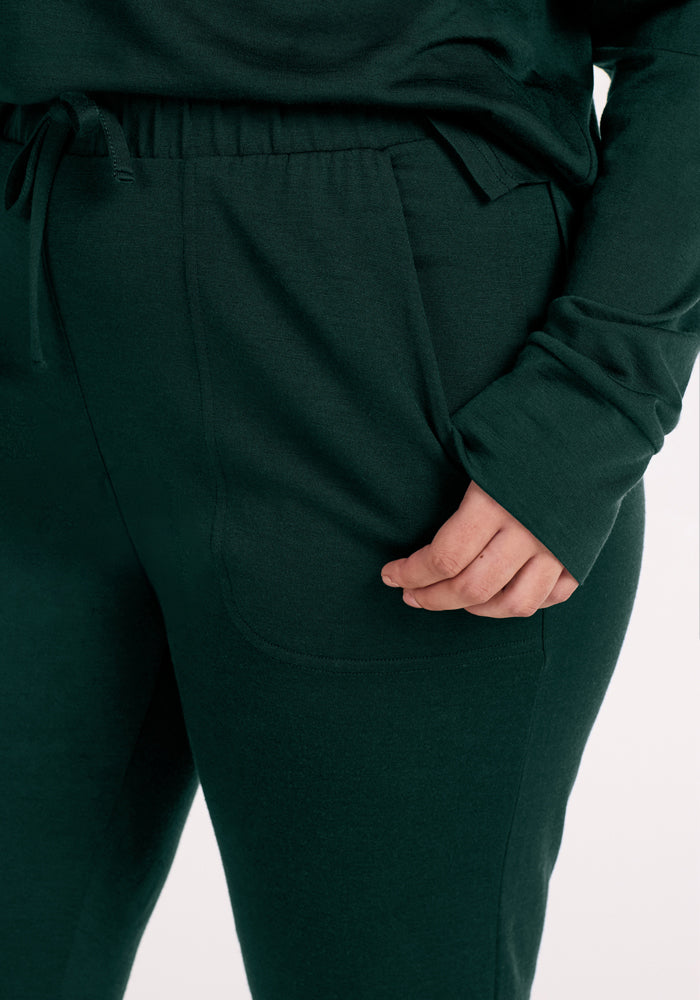 Mary Kate Lounge Pants - Deep Pine