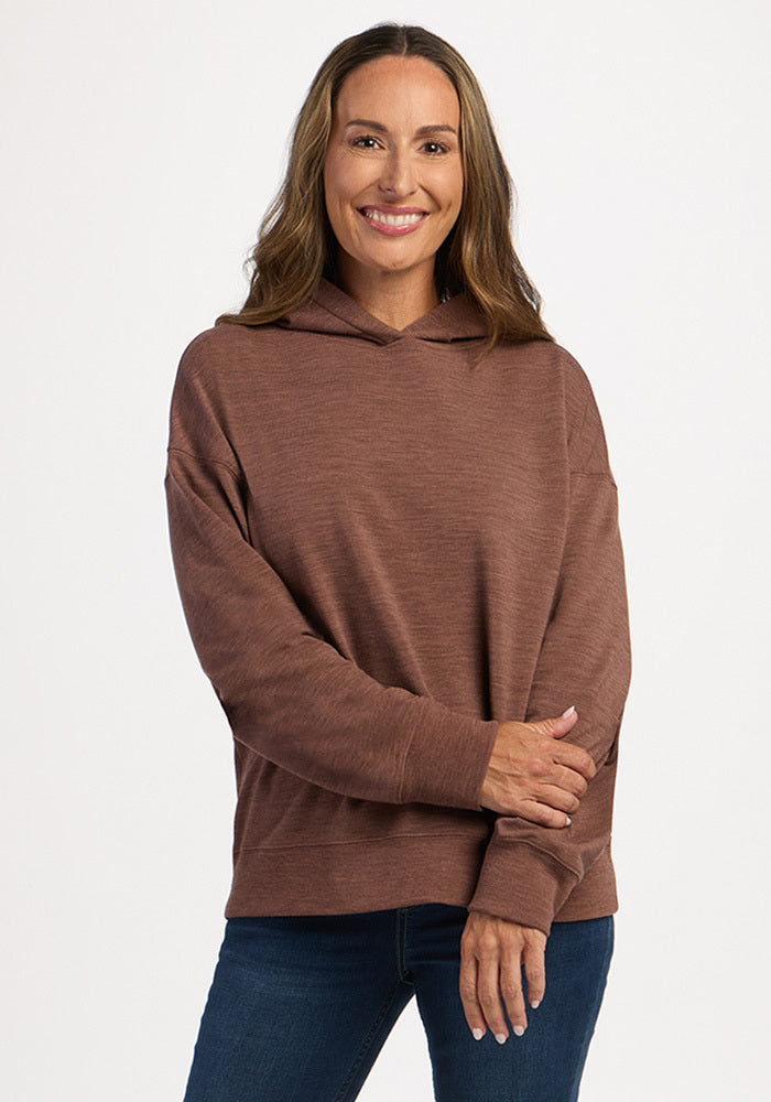 Genevieve Hoodie - Sable Heather