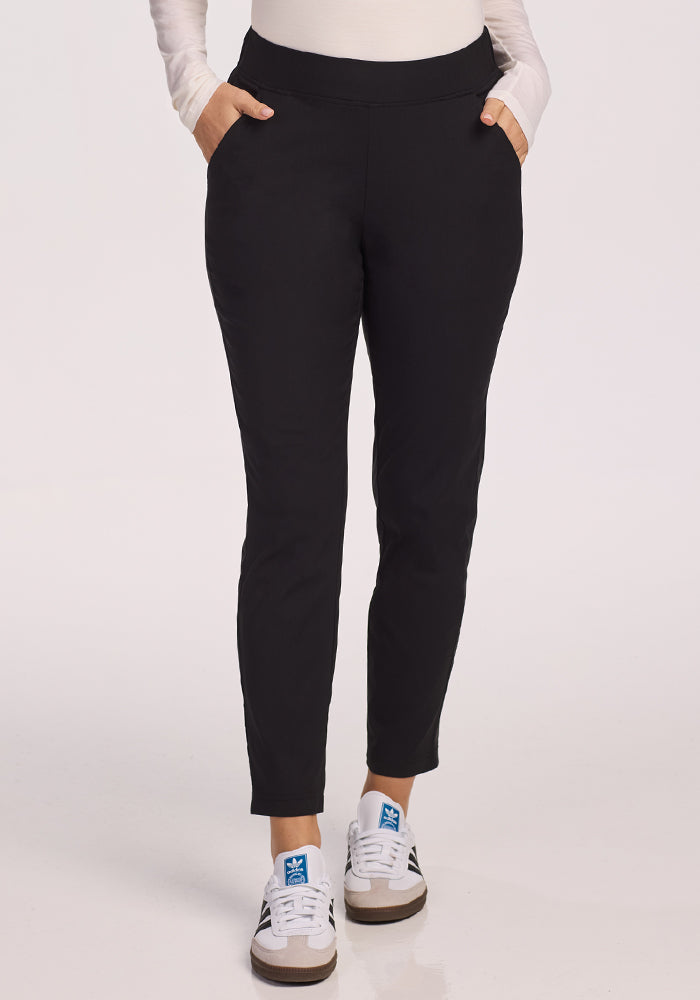 Nicole Petite Ankle Pant - Black