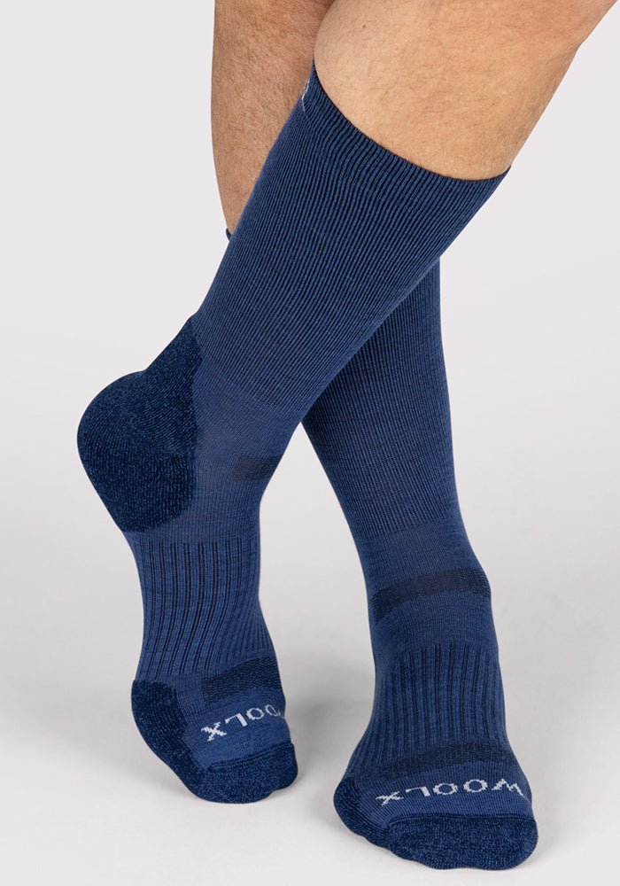 Mens Harbor Crew Sock - Sailor Blue