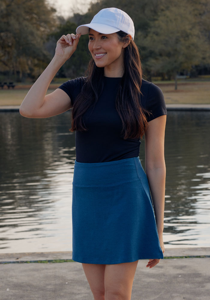 Sienna Skort - Majolica Blue