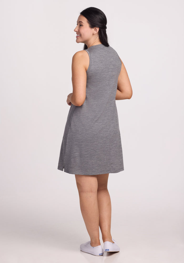 Clara Dress - Graphite Heather
